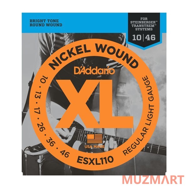 D'Addario ESXL110 Струны для безголовой электрогитары