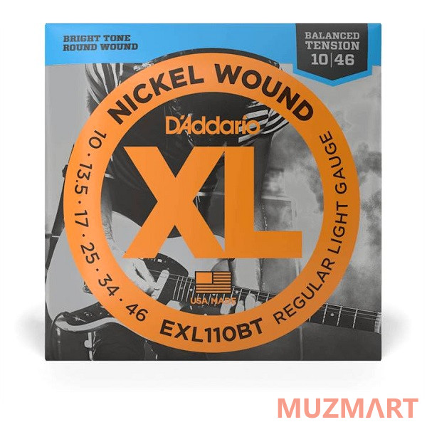 D'Addario EXL110BT Струны для электрогитары