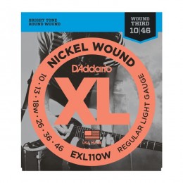 D'Addario EXL110W Струны для электрогитары 10-46