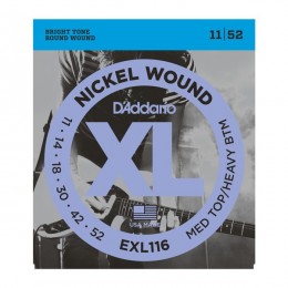 D'Addario EXL116 Струны для электрогитары 11-52