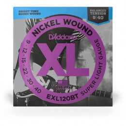 D'Addario EXL120BT Super Light Струны для электрогитары 9-40