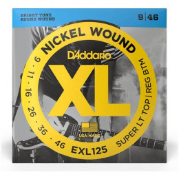 D'Addario EXL125 Струны для электрогитары 9 - 46
