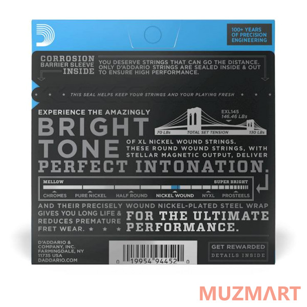 D'Addario EXL145 Heavy Струны для электрогитары