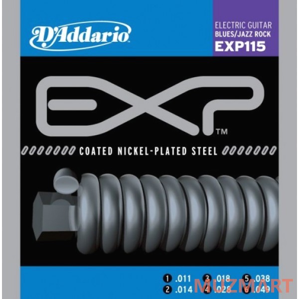 D'Addario EXP115 BLUES/JAZZ Rock Струны для электрогитары