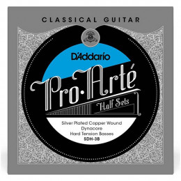 D'Addario SDH-3B Комплект басовых струн для классической гитары, сильное натяжение