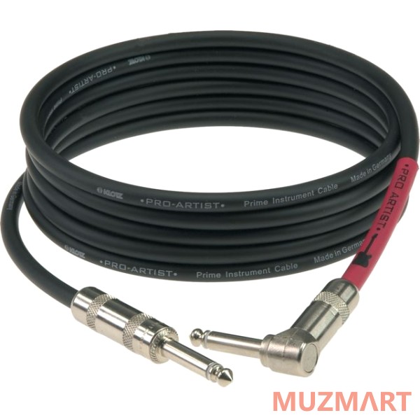 Klotz PRON090PR Pro Artist Инструментальный кабель Mono Jack (прямой-угловой), 9 м