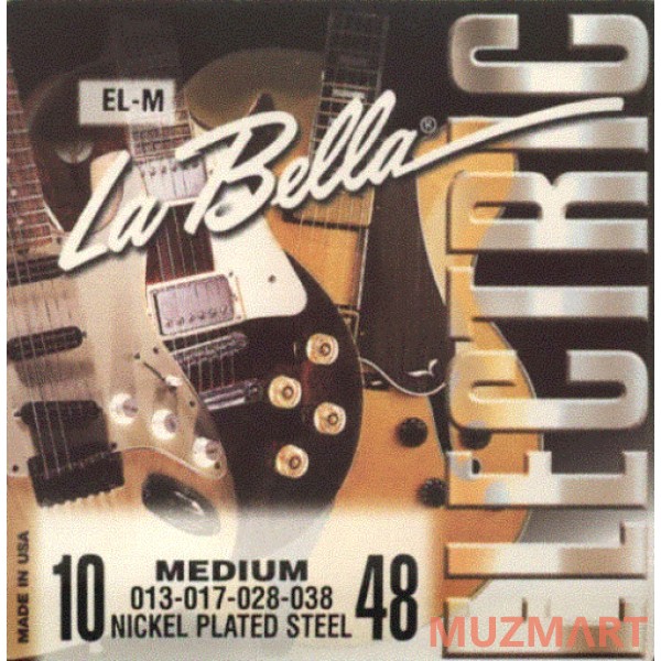 La Bella EL-M Medium Струны для электрогитары