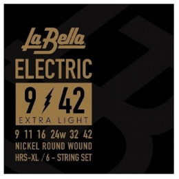 La Bella HRS-XL Extra Light Струны для электрогитары 9-42