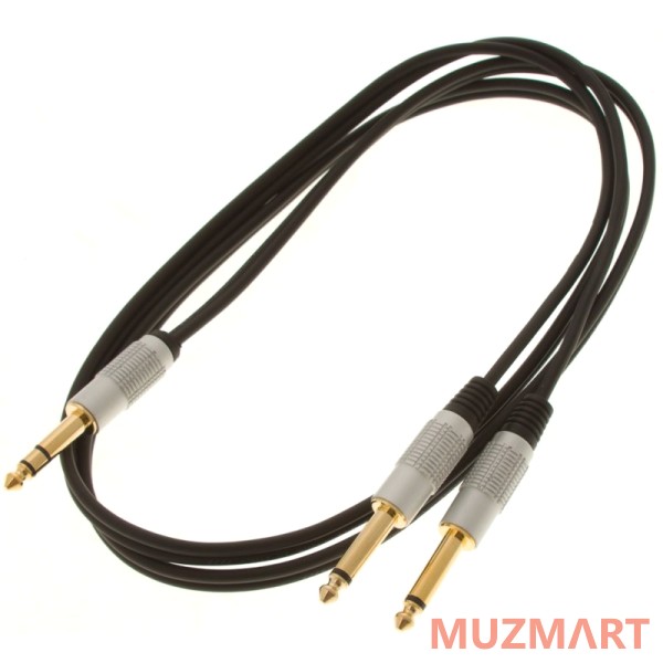 Bespeco RCY150 Кабель Jack stereo 6.3мм - 2 x Jack mono 6.3мм