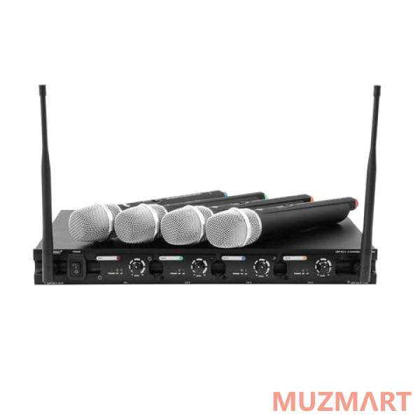 Omnitronic UHF-204 Wireless Mic System 823-832MHz 4-канальный приемник