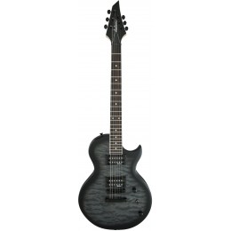 Jackson JS SERIES MONARKH SC JS22, ROSEWOOD FINGERBOARD, QUILT MAPLE TOP, TRANSPARENT BLACK Электрогитара