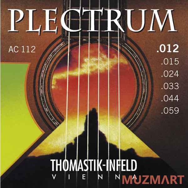 Thomastik Plectrum AC112T струны для акустической гитары 12-59, бронза