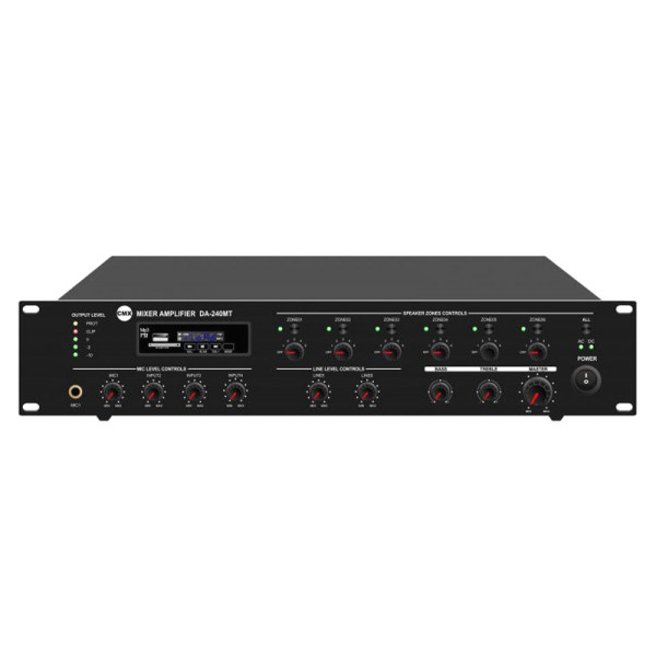CMX Audio DA-240MT Микшер усилитель 240ватт, Mp3, SD, FM тюнер